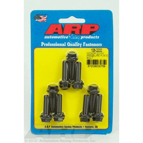 ARP 108-2202 Black For Honda DOHC pressure plate bolt kit