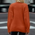 thumbnail image 4 of POROPL Women Sweaters Long Sleeve V-Neck Sweater Casual Oversized Pullover Size S-XL, 4 of 8
