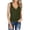 Army Green, variant on DuoJiaJ Womens Casual Loose Solid Color Button V-neck SleevelessTops Blouses Vests Summer Tank Tops Women Green S