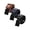 Black Buckle - Brown+Navy Blue+Black, variant on AWAYTR Kids Adjustable Magnetic Buckle Belts, Elastic Stretch Comfort Waist Bands for Children Jeans Uniform, 3PCS