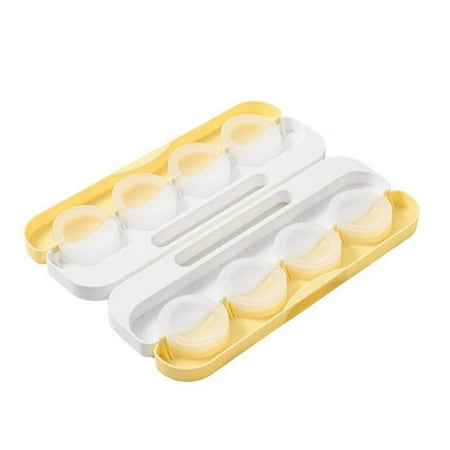 

Kitchen Plastic Manual Wrapper Baking Accessories Dumpling Skin Artifact Dough Pressing Tool DIY Dumpling Maker Dumpling Making Mold YELLOW