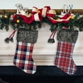 thumbnail image 5 of LHWEN Christmas Stockings Personalized Xmas Decorations Santa Snowman Reindeer Stocking Set Holiday Party Accessories Oversized Gift Holder Traditional Hanging Decor Christmas Tree Mantel, 5 of 8