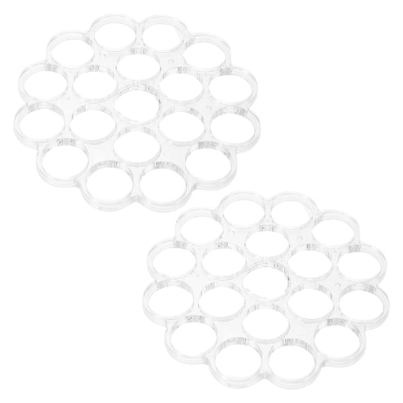 Luxshiny 2-Pack Floral Cage Inserts for Vase Support, Stable Flower Holders for Home, Wedding, and Event Decoration