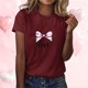 thumbnail image 2 of RKSTN Valentines Gift Valentine Shirts for Women Oversized Crewneck Valentine's Day Graphic Print Short Sleeve T Shirts Pullover Top Womens Casual Round Neck Plus Size Loose Comfy Summer Tee Shirts, 2 of 6