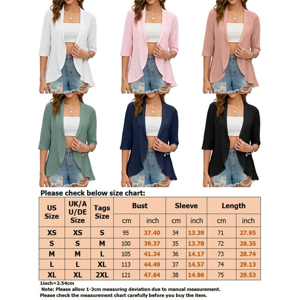 Fashnice femmes couvrent un cardigan col en v chemisier ouvert