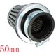 thumbnail image 2 of 4 Uds filtro de aire frío ventilación del cárter Turbo ventilador 50mm Mini azul para coche motocicleta JAMW Sencillez, 2 of 5