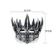 thumbnail image 3 of Cuervo Pageant Witcher Disfraz de Cosplay Gótico Tocado, 3 of 6