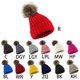 thumbnail image 2 of Women Men Winter Ribbed Knitted Hat Solid Color Plain Woolen Cuffed Beanie Cap F, 2 of 5