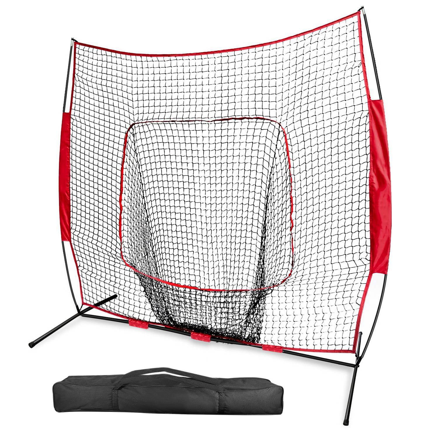 Draliance 7x7ft Baseball Softball Teeball Practice Net Batting Hitting