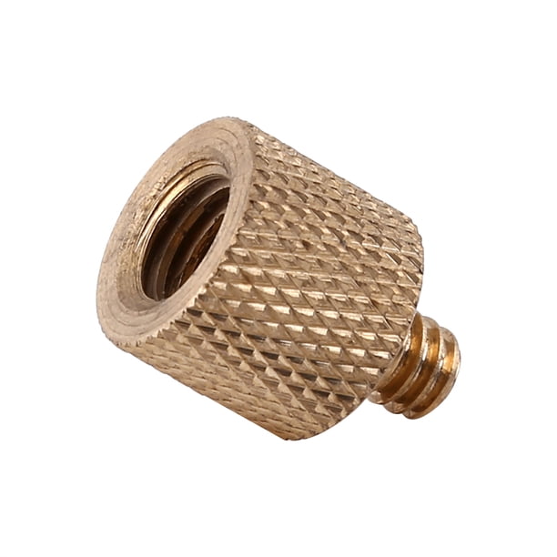 Rosca De Trípode, Adaptador De Tornillo De Trípode De Latón, Hembra De 3/8 "a Macho Dorado De 1/4" Para Soporte De Trípode De Cámara Tornillo De Placa De Carga Rápida ANGGREK Male Tripod