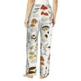 thumbnail image 3 of Balery Mushrooms And Butterflies print Women's Pajama Pants,Ultra Lightweight Pjs,Lounge Pant-Small, 3 of 9