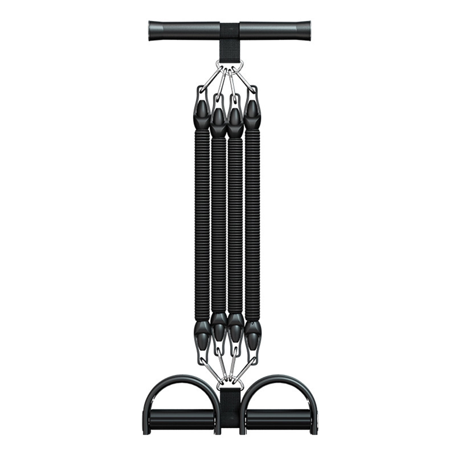 YIFAEUX 2/3/4-Tube Pedal Puller Resistance Band with Handle Multifunction Elastic Yoga Sit-up Pull Rope Men Women Pedal Tensioner Exerciser Workout Equipment