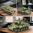 thumbnail image 3 of Panther Tank Building Set, Compatible with Lego Military Tank, WW2 Army Toys Historical Collection Model for Military Fans, Gifts for Teens Kids Boys 14+ (638PCS), 3 of 6