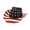 Red, variant on ZHENHONG Cowboy Hats for Women Men’s Vintage USA American Flag Cowboy Hat W/Western Shape It, Red, Size Sun Hats