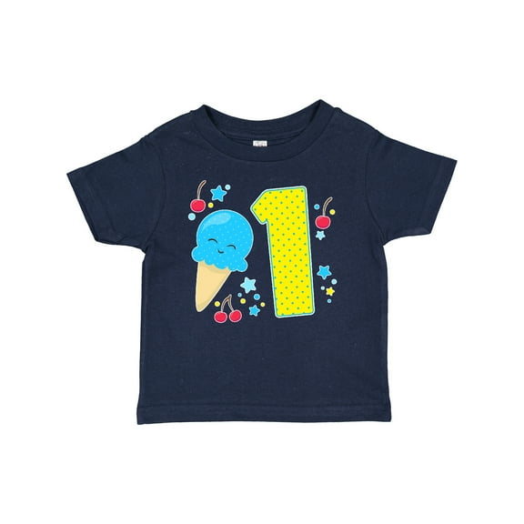 Inktastic Ice Cream First Birthday in Blue Boys or Girls Baby T-Shirt