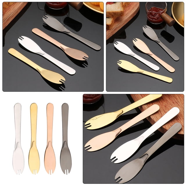 HOOWIFFY 4Ud Cuchillo De Y Queso De Acero Inoxidable Para Uso Doméstico Con Colores Variados