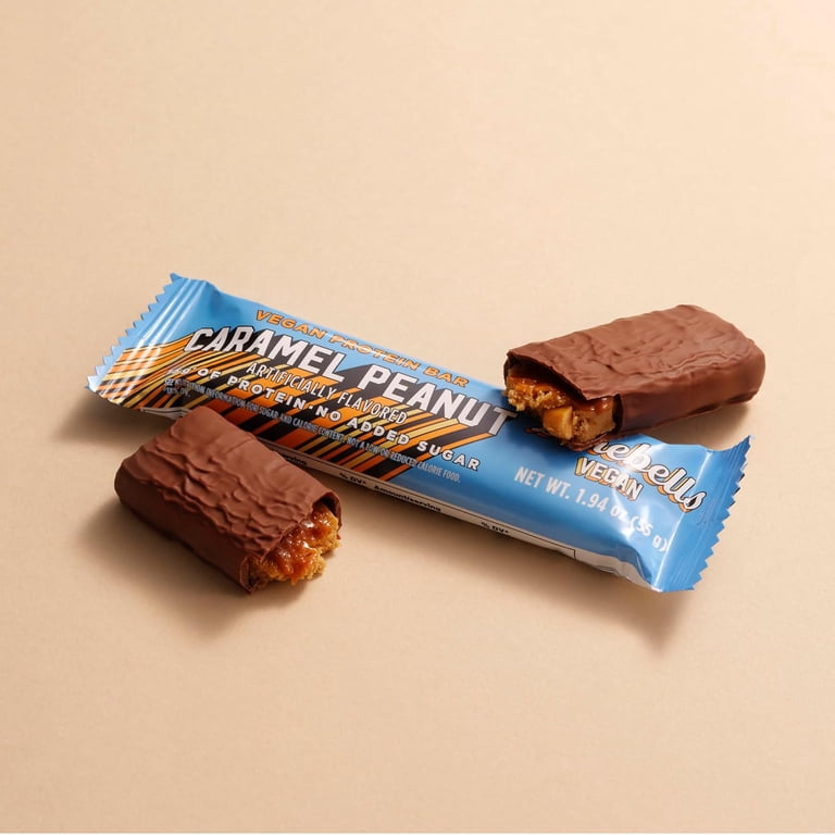 Barebells, Plant Based Protein Bar, Peanut Caramel, 12 count
