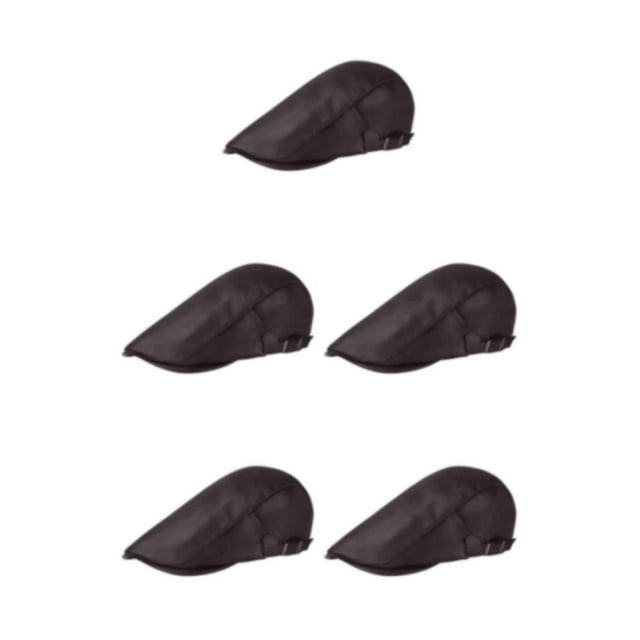 Guardoinrt Peaked Cap Chic And Stylish Warm And Soft Available In Various Colors Flat Cap coffee 5Set
