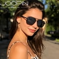 thumbnail image 4 of Joopin Polarized Aviator Sunglasses for Men Women Spring Hinge Metal UV400 Protection Sun Glasses (Black), 4 of 8