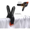thumbnail image 2 of LimoStudio 12 PCS Black Nylon Muslin/Paper Photo Backdrop Background Clamps, 3.75 inch with Camera Adapter Clamps,, 2 of 5