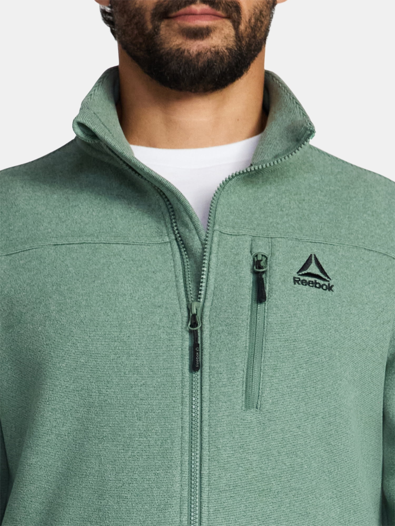 Reebok Men and Big Men's Fleece Zip Jacket, Sizes S-3XL