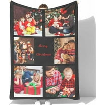 Personalised Blanket Custom Blanket with Photos Text Personalised Blankets for Adults Wedding Gifts Memorial Gift Home Gifts Birthday Gifts for Mum Gifts for Girlfriend (B)