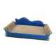 thumbnail image 4 of Rascador para gatos, sofá cama, tablero rascador para gatos, protege alfombras y sofás del hogar. Azul real, 4 of 9