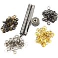 thumbnail image 3 of 120 Pcs 1/4 Inch/6.5mm Inside Diameter Grommet Eyelets Kit for Clothes Leather and Canvas DIY Craft with 3 Pieces Grommets Tools Self Backing, 3 of 7
