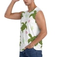 thumbnail image 3 of Goofa Cute Turtle Printed Men's Sleeveless T-Shirt - Athletic Gym Workout Tank Top for Men - Moisture-Wicking, UPF 30+ Quick-Dry Muscle Tee-3X-Large, 3 of 8