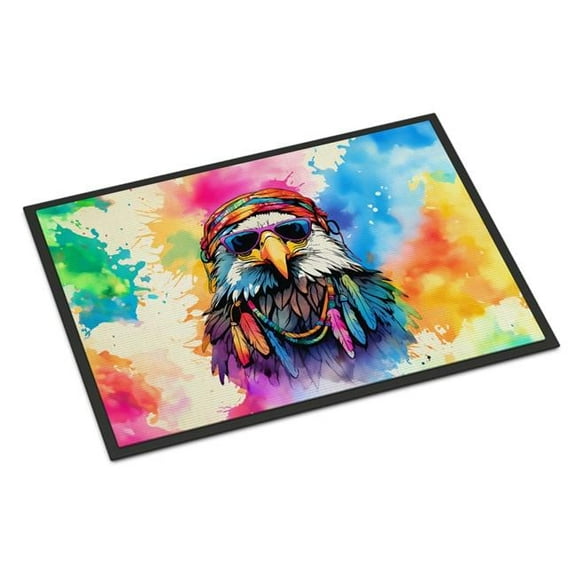 18 x 27 in. Unisex Hippie Animal Eagle Doormat