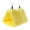 Color:Yellow Size:M, variant on Parrot Snuggle Warm Nest Plush Hammock Tent Small Pet Winter Bed with 2 Metal Hooks for Parakeets Gerbils Hamsters