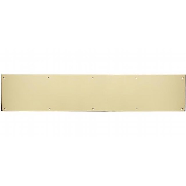 Plaque de Serrage en Laiton Poli de 6 x 34 Po