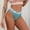 Sky Blue, variant on SDNall Seamless Breathable Underwear for Women Seamless Breathable Cotton Thong Seamless Low Waist T-Shirt Letter Belt Underwear ,Sizes:S-XL