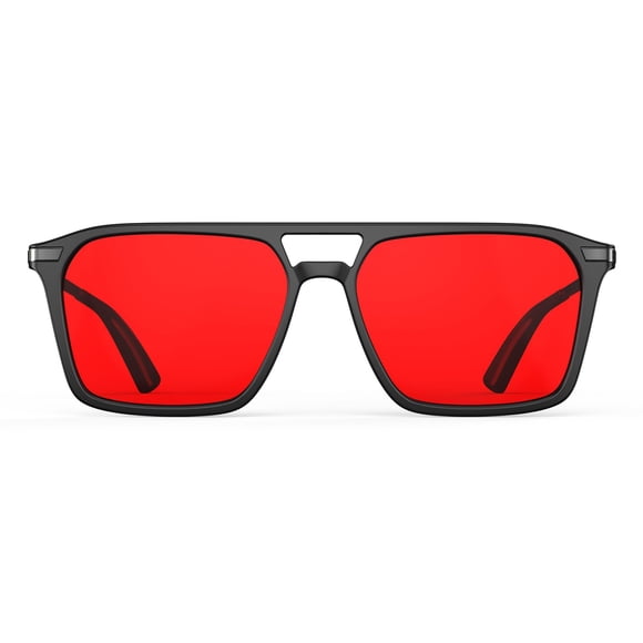 Gafas de bloqueo de luz azul Goiteia teñidas de rojo para dormir