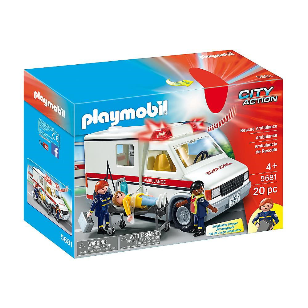 Playmobil 123 Rescue Ambulance Building Set 9122 NEW IN STOCK 