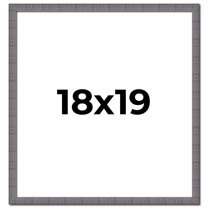 18x19 Frame Blue Kingsley Pewter Solid Wood Picture Frame Width 0.75 Inches |Interior Depth 0.5