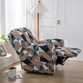 thumbnail image 4 of Wosthever Juego de 4 fundas para sillón reclinable, funda antideslizamiento, lavable, aptas para mascotas. Decoración del hogar Rompecabezas de colores, 4 of 6