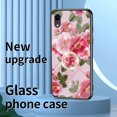 thumbnail image 7 of Compatible with iPhone XR Case with Stand Diamond Glitter Ring Kickstand Flower Floral Pattern Design Women Slim Protective Slim Phone Case Soft Cover for iPhone XR,White, 7 of 7