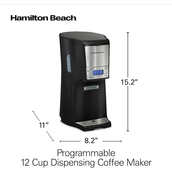 One Press Programmable Dispensing Drip Coffee Maker
