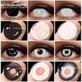 thumbnail image 2 of EYESHARE lentes de contacto de Color para Halloween, lentillas anuales para los ojos, lentes de colores para Cosplay, lentes negras y blancas, 1 par, 2 of 4