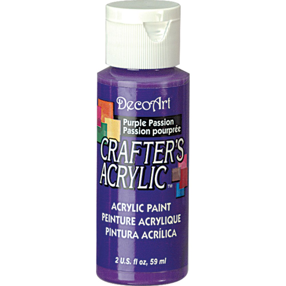 Crafter's Acrylic Gloss AllPurpose Paint 2ozPurple Passion Walmart