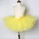thumbnail image 3 of Falda tutú amarilla para niñas, falda de tul esponjosa para niñas pequeñas, falda de ballet para danza, faldas para niñas, tutús para fiestas de cumpleaños, 3 of 5