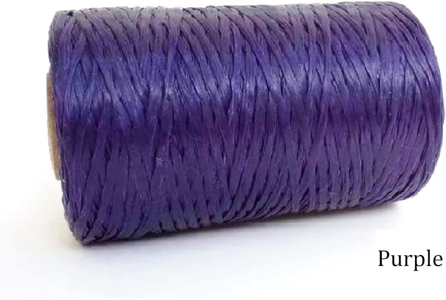 Pack of 4 - Kulay Artificial Deer Sinew Waxed Flat Polyester Thread for Beading, Leather, Tie-dye Crafts and Sewing, Purple Red Royal Blue Yellow Sinue (5-Ply, 300 Yards per Spool)