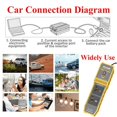 thumbnail image 2 of Car Power Inverter High Frequency Modified Sine Wave Inverter to AC 230V Converter with 3 USB Port 2 AC Socket Lighter, 2 of 4