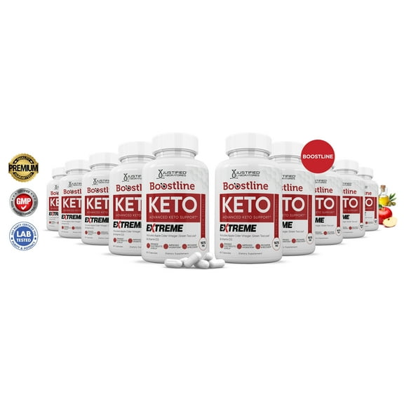 (10 Pack) Boostline Keto ACV Extreme Pills 1675mg Alternative to Gummies Dietary Supplement 600 Capsules