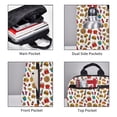 thumbnail image 3 of Yiaed Hot Dog Pizza Print Lightweight Backpack Travel Backpacks Hiking Daypack for Women Men, 3 of 5