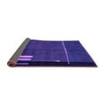 thumbnail image 2 of Ahgly Company Indoor Square Abstract Purple Modern Area Rugs, 5' Square, 2 of 4