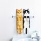 thumbnail image 1 of 2 uds. Toallas de mano divertidas de gato para baño, cocina, bonita decoración decorativa para gatos, toallas para la cara colgantes, súper absorbentes, suaves y únicas, 1 of 5