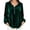 Army Green, variant on NominalSnug Women's Velvet Tops Ruffle V Neck Dressy Casual Blouse Long Sleeve Top Elegant Vintage Party Shirt for Fall Winter