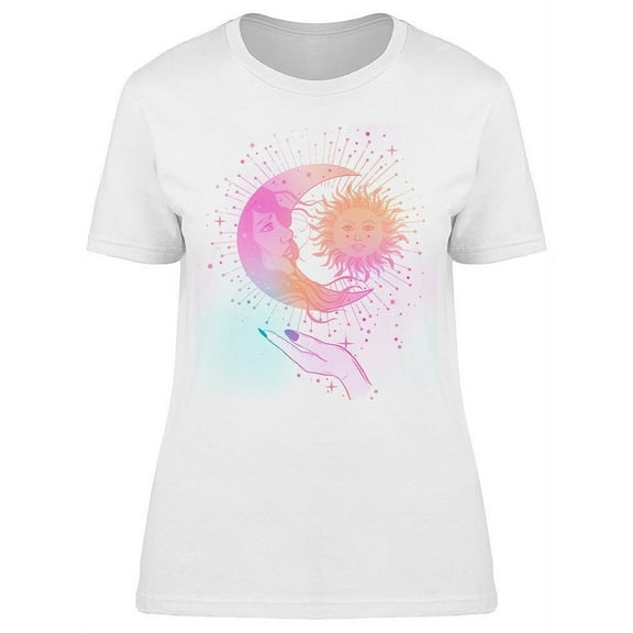 Sun Eclipse Art T-Shirt Women -Image by Shutterstock, Female 3X-Large